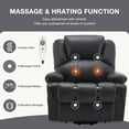 thumbnail image 4 of JONPONY Power Lift Recliner Chair Recliners for Elderly with Heat and Massage Recliner Chair for Living Room with Infinite Position and Side Pocket,USB Charge Port,Black, 4 of 13