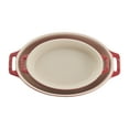 thumbnail image 3 of Staub Ceramic 2-pc Oval Baking Dish Set - Cherry, 3 of 7