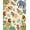 Beige, Pattern 1, variant on ODIKA 2x3 Machine Washable Non-Slip Area Rug, Safari Adventure Parade with Playful Lion Giraffe Monkey and Elephant Motifs High Traffic Rug with Pad, Yellow, 682882