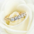 thumbnail image 5 of Elegant Womens Gold Plated White Copper Zircon Ring Fashion Jewelry Gift For Women, 5 of 5