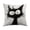 C, variant on Cute Cat Pillow Covers, Black Cat Line Art Doodle Cartoon Throw Pillows Cover, Sofa Couch Pillow Cases for Farmhouse Indoor Home Decor (18x18in)