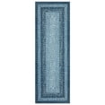 thumbnail image 2 of Aoile 2'x8' Washable Runner Rug, Geometric Printed Rugs with Non Slip for Entryway, Kitchen, Front Door Indoor Entrance, Entry, Kids Room, Blue, 2 of 9