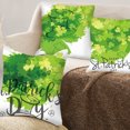 thumbnail image 4 of KCEHTA St Patricks Day Pillow Covers 18x18 Green Shamrock Pillowcase for Couch Sofa Bed Home Decor, 4 of 6