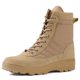thumbnail image 1 of Botas tácticas de combate con cordones y cremallera lateral para hombre, ideales para el trabajo, la seguridad y la motocicleta., 1 of 5