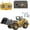 Style a, variant on Construction Rc Set of 4, Rc Construction Vehicles, Remote Control Construction Equipment, Alloy Material, with Cool Lights and Sounds (A)