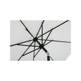 thumbnail image 5 of Meridian Furniture Fiji White Polyester Patio Umbrella with Base Set, 5 of 18