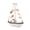 B, variant on wutoase Mini Resin Sailboat Model, Nautical Sailing Boat Decor with Shell & Starfish, Rustic Vintage Beach Ocean Ship Ornament for Home Office Bedroom