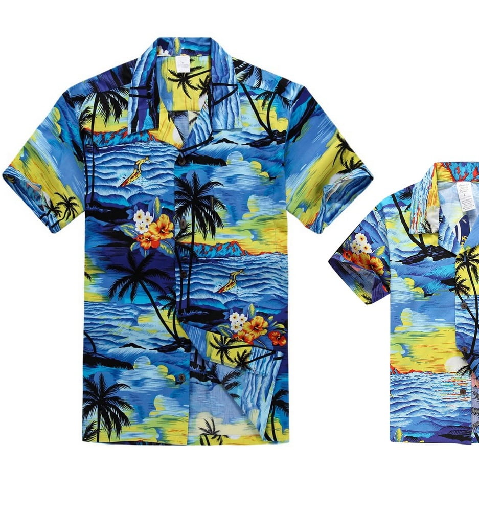 Hawaii Hangover  Matching Father Son Hawaiian Luau Outfit Men Shirt