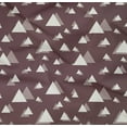 thumbnail image 4 of oneOone Organic Cotton Poplin Twill Fabric Triangle Geometric Print Sewing Fabric BTY 42 Inch Wide, 4 of 4