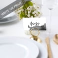 thumbnail image 2 of Koyal Wholesale Ombre Gray Watercolor Place Cards for Wedding Party Tables, Seating Place Cards for Holders, 60 Pack, 2 of 5