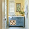 thumbnail image 5 of Mi Alma Peach Yellow Bird Peel & Stick Vinyl Backsplash Tiles 5x5, 24 pcs, 5 of 10