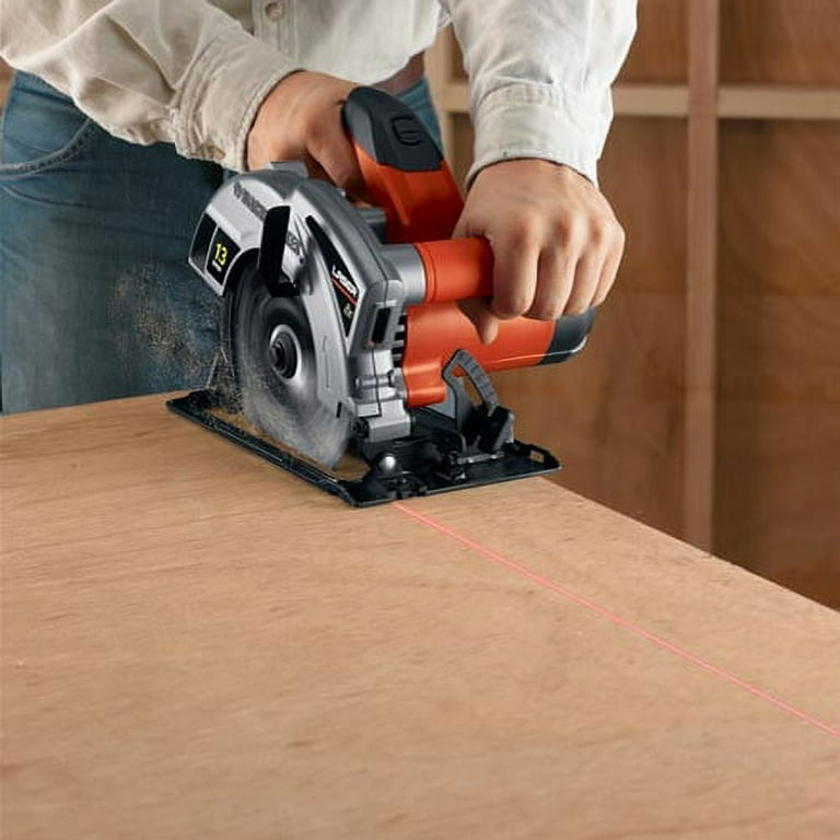 7-1/4-Inch Circular Saw With Laser, 13-Amp | BLACK+DECKER