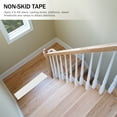 thumbnail image 3 of Yuangui TEHAUX Stair Treads Non-Slip for Wooden Steps (White, 2pcs), 3 of 11