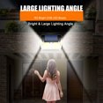 thumbnail image 4 of Lámpara de pared de inducción humana solar duradera 3 superficies luminosas 20㎡ rango de iluminación impermeable IP65 163, 4 of 8