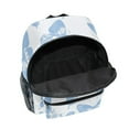 thumbnail image 6 of FORMRS School Backpack with Front Zippered Pocket 12" Student Travel Daypack, Blue Butterfly, 6 of 6