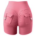 thumbnail image 3 of WILLBEST Pantalones Cortos Ajustados de Cintura Alta Para Mujer, Pantalones Deportivos A La Moda, Leggings Lisos, Pantalones Cómodos, Elásticos, Ropa Informal Para Hacer Ejercicio Mediana, 3 of 8