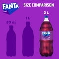 thumbnail image 2 of Fanta Grape Soda Pop, 2 Liter Bottle, 2 of 9