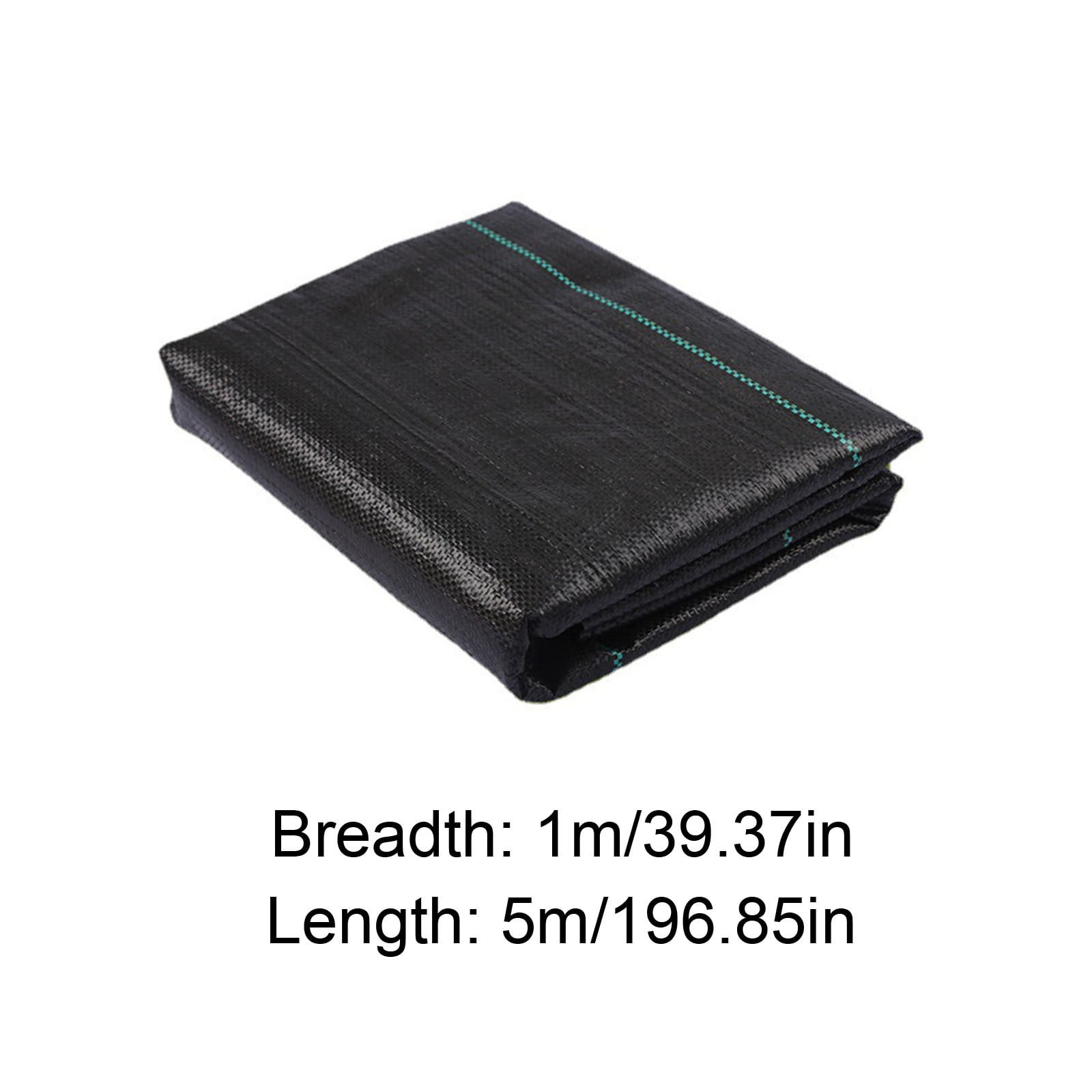 Landscaping Fabric Ground Cover Membrane, Breathable Weed Barrier Cloth for Garden Beds Driveway Patio Soil Protection Outdoor Use