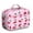 Pink-26, variant on Durable Lunch Bag With Refreshing Cherry Print, Insulated Thermal Carrier, Lightweight Portable For School, Daycare, Picnics, And Travel