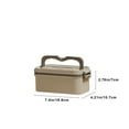 thumbnail image 3 of Moocorvic Lunch Box, Stackable 1 Layers Containers, Portable Large Capacity Leakproof Bento Box with Spoon & Fork, Microwave Safe, for Adults, 3 of 7