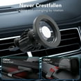 thumbnail image 5 of Magnetic Car Phone Holder for Air Vent, N55 Strong Magnets Car Mount, 360° Rotation Phone Holder for Car, Compatible with iPhone 17-12 Pro Max & Android, 5 of 6