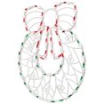 thumbnail image 5 of Northlight Lighted Wreath Window Silhouette Christmas Decoration - 16", 5 of 7
