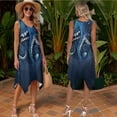 thumbnail image 6 of Psesaysky Couple Hawaiian Luau Outfit Matching Clothes for Husband Wife Octopus Starry Sky Sleeveless Flared Mini Sundress and Button Down Hawaiian Aloha Shirt for Beach Vacation, 6 of 7