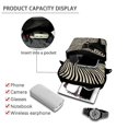 thumbnail image 4 of Chririnla Crossbody Bag for Travel, Portable Lightweight satchel pouch for Girl Black Cat Zebra Stripe Crossbody Purse, 4 of 8