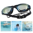 thumbnail image 2 of Gafas De Natación Para Mujer, Gafas De Natación Resistentes Al Agua Para Buceo, Snorkel, Interior, Negro, 2 of 8
