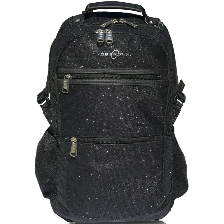 Black discount sparkle backpack