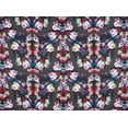 thumbnail image 2 of Zelouf Rosaline Floral Print On Samantha Stretch Satin  , Sewing, DIY, Crafts Fabric by the Yard, 962 Orchid/blk, 3 Yard, 2 of 2