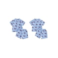 thumbnail image 3 of Cenuakty 2Pcs Toddler Boy Outfit 4th of July  Tops and Elastic Waist Shorts, 3 of 9
