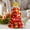 V, variant on Twinkling Lights 10 in DIY handmade Lighted Mini Christmas Tree Small Desktop Christmas Tree With 20 LED Cones And Christmas Decorations U