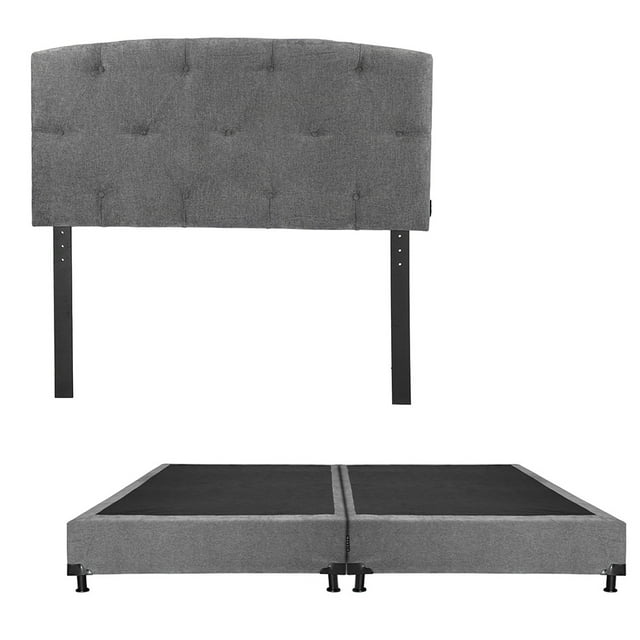 Cabecera King Size Sigma + Box Duke Grey