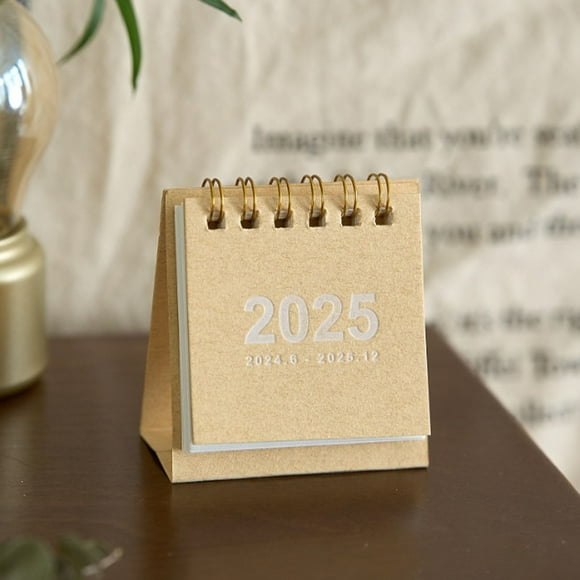 Mini Desk Calendar 2025 Small Desk Calendar 2025 Standing Flip 2025 Mini Calendar Table Decoration Family Practical Decoration Desk Calendar