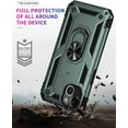 thumbnail image 3 of Designed for iPhone 13 Pro Case Heavy Duty Rugged Full Body Shockproof Built-in 360 Ring Kickstand Hard Cover Green, 3 of 14