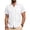 White #1, variant on LNZGNM Button Down Shirt Men Big and Tall Lightweight Shirts Short Sleeve Solid Lapel Shirts Fashion Summer Beach Shirts with Pocket,Gray 3XL