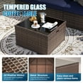 thumbnail image 6 of Sunmthink 10-Piece Wicker Patio Furniture Sets, Outdoor Conversation Set with 4 Inches Thick Cushions and Waterproof Cover, 6 of 6