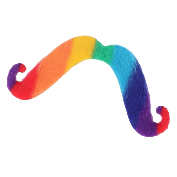 Fake Mustaches, Reused Simulation Flannel Material Costume Fake Moustache Colorful For Festival Dressing For Party Carnival