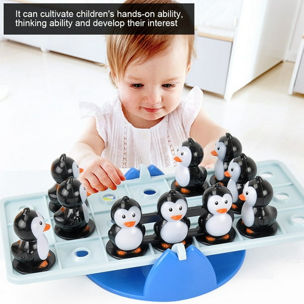 Balancín de pingüino, balancín de equilibrio de pingüino, juguete de equilibrio de pingüino, balancín educativo, funcionalidad versátil