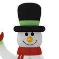thumbnail image 5 of vidaXL Inflatable Snowman Family with LEDs 12 ft, 5 of 11