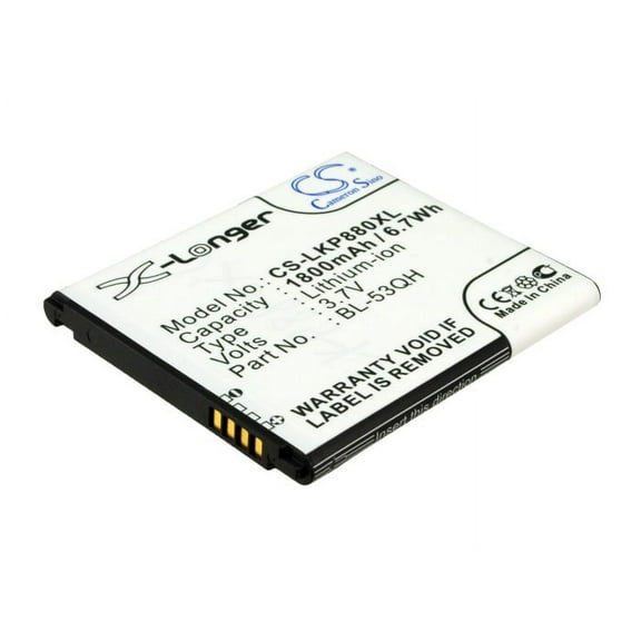 1800mAh BL-53QH Battery LG MetroPCS LGMS870, MS870 4G