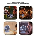 thumbnail image 6 of up to 65% off karymi Portable Desk Fan, Mute Fan with LED Lantern, Indoor Breath Circulation Fan, 2400mAh Rechargeable Battery Operated USB Fan, for Office, Bedroom, Table, Outdoor, 6 of 6