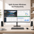 thumbnail image 3 of Deco Gear 40" Curved 5K2K Ultrawide Monitor, 5120×2160, 21:9, 120Hz, 5ms, IPS Panel, HDR, Adaptive Sync, USB-C, HDMI, DisplayPort, Built-in Speakers, Adjustable Stand, 3 of 6
