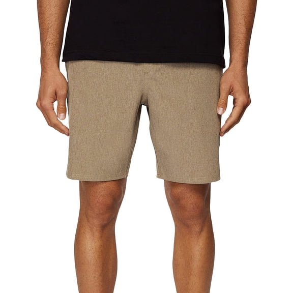 O'NEILL Mens 18 Reserve Elastic Waist Hybrid Shorts - with Fast-Drying Stretch Fabric