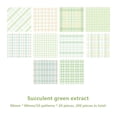 thumbnail image 2 of Papel De Notas Bloc de notas de papel Vintage a cuadros, creativo, lindo, para notas (extracto verde suculento) Sywqhk Libre de BPA, 2 of 5
