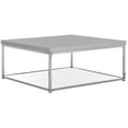 thumbnail image 2 of SAFAVIEH Malone Modern Glam Chrome High Gloss Coffee Table, Grey/Chrome, 2 of 7
