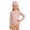 Beige1, variant on Girl Swimsuits Girls Sun Swimwear With Prints UPF 50+ Rash Guard Long Sleeve Bathing For Toddler Kids Beach Pool
