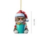 thumbnail image 3 of Hot6sl Ofertas Del Día Adorno para Árbol de Navidad, Adorno Navideño, Colgante Navideño de Acrílico, Adornos Colgantes para Árbol de Navidad, Fiestas, Coche, Decoración Del Hogar, 3 of 3