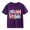 Purple, variant on YunPes Boys & Girls Second Grade Graphic Print T-shirt Fashion Versatile Short Sleeve Tees Kids Back To School Casual Daily Tops